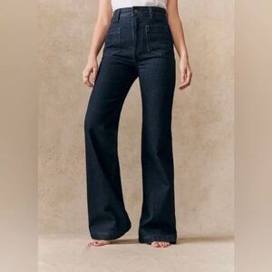 Sézane Dark 70’s Seventies Jeans Like New